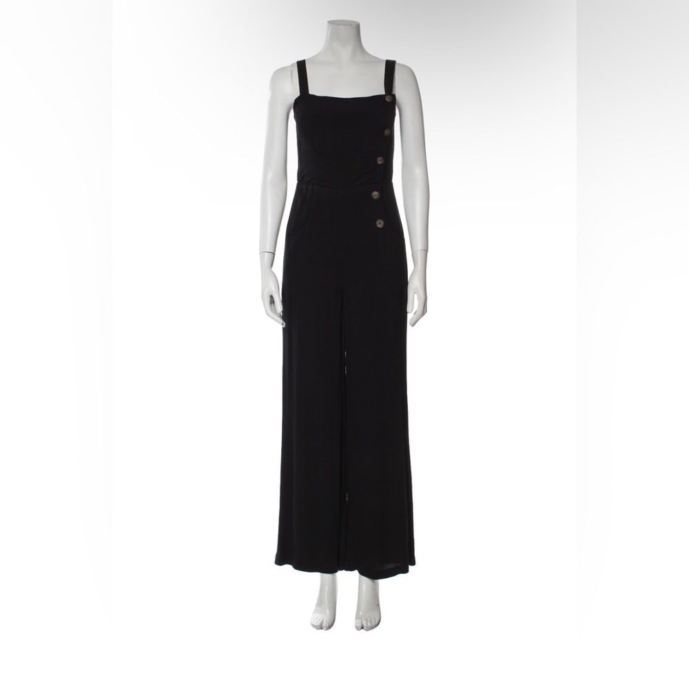 Reformation Square Neckline Jumpsuit with Buttons